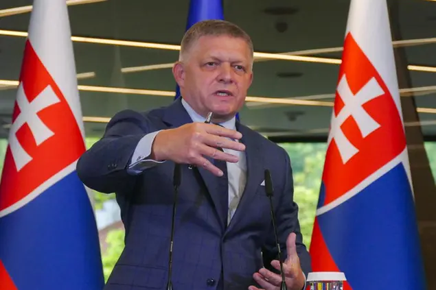 Il primo ministro slovacco Robert Fico (FOTO EPA)