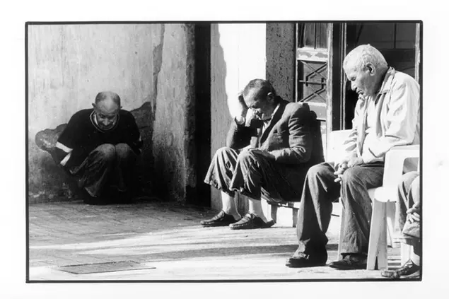 Un'immagine d'epoca dell'ospedale psichiatrico Materdomini, al confine tra Nocera Superiore e Roccapiemonte (Salerno) Foto Ansa