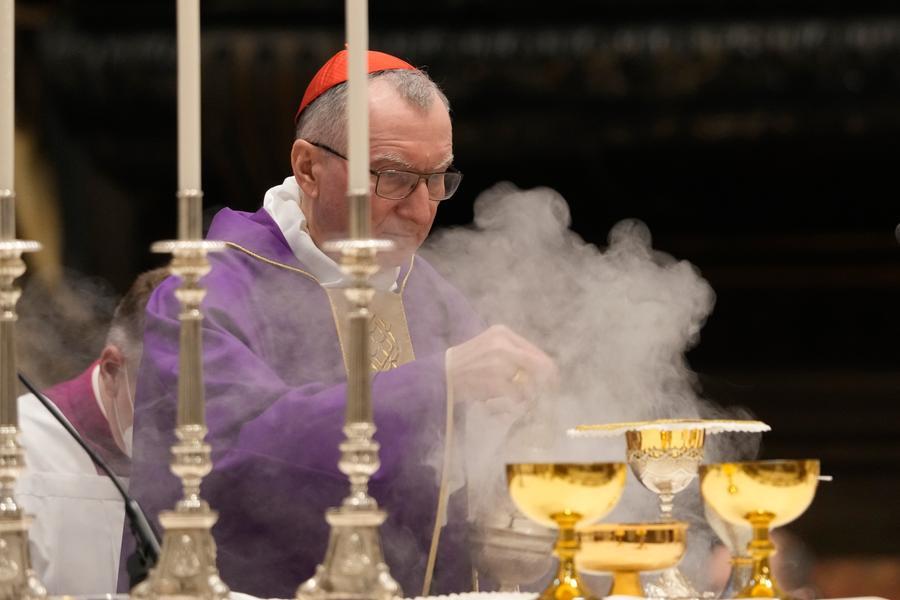 Il cardinale Pietro Parolin (AP)