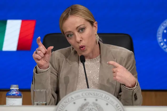 La premier Giorgia Meloni