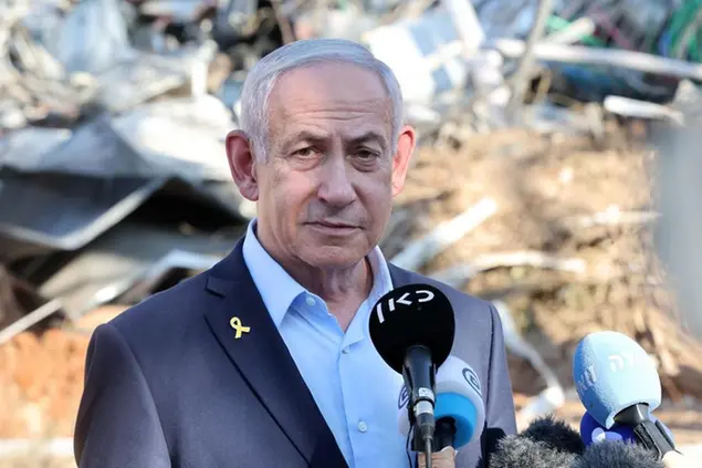 Il primo ministro israeliano Benjamin Netanyahu, foto Epa