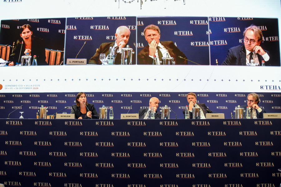 I leader dell’opposizione a Cernobbio, Schlein: «A settembre si entra nel vivo del programma»