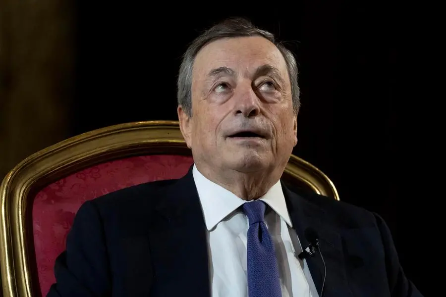 Draghi, foto Ansa