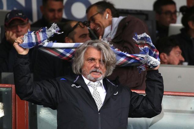 04/11/2018, Genova, Campionato di Calcio di Serie A, Sampdoria-Torino, nella foto il Presidente della Sampdoria Ferrero