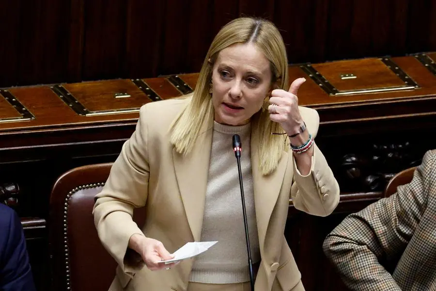 La premier Giorgia Meloni