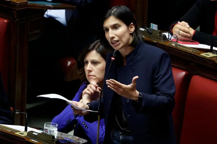 La segretaria del Pd Elly Schlein