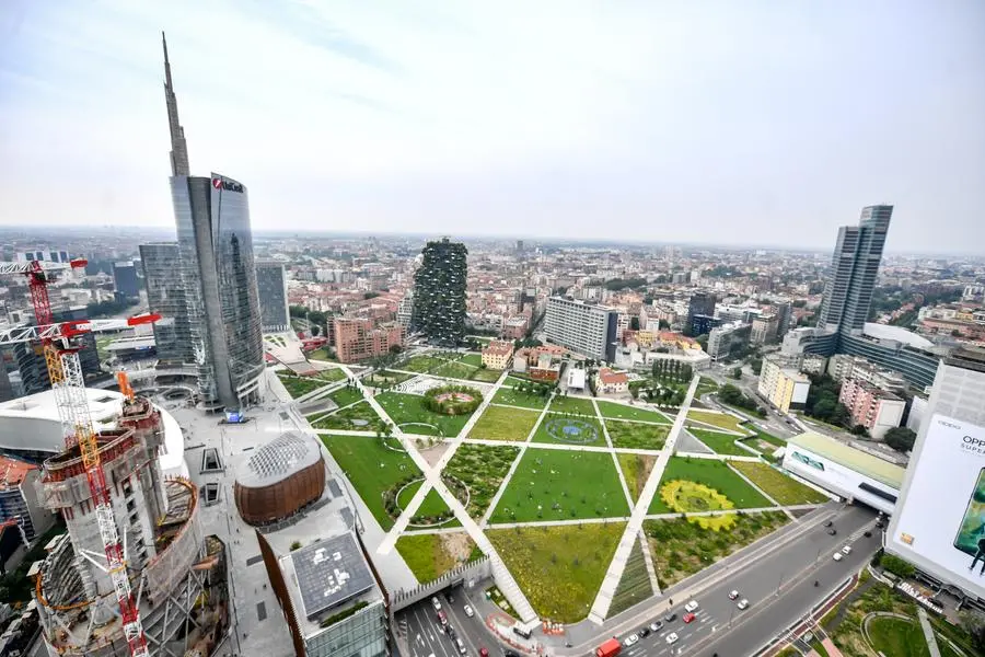 Parco Bam, biblioteca alberi Milano (LaPresse)
