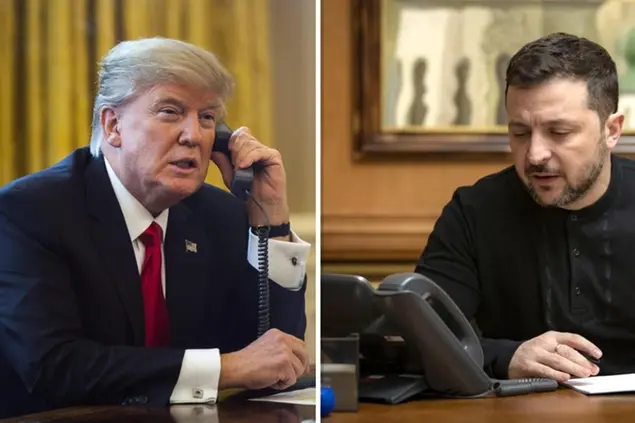 Donald Trump e Volodymyr Zelensky