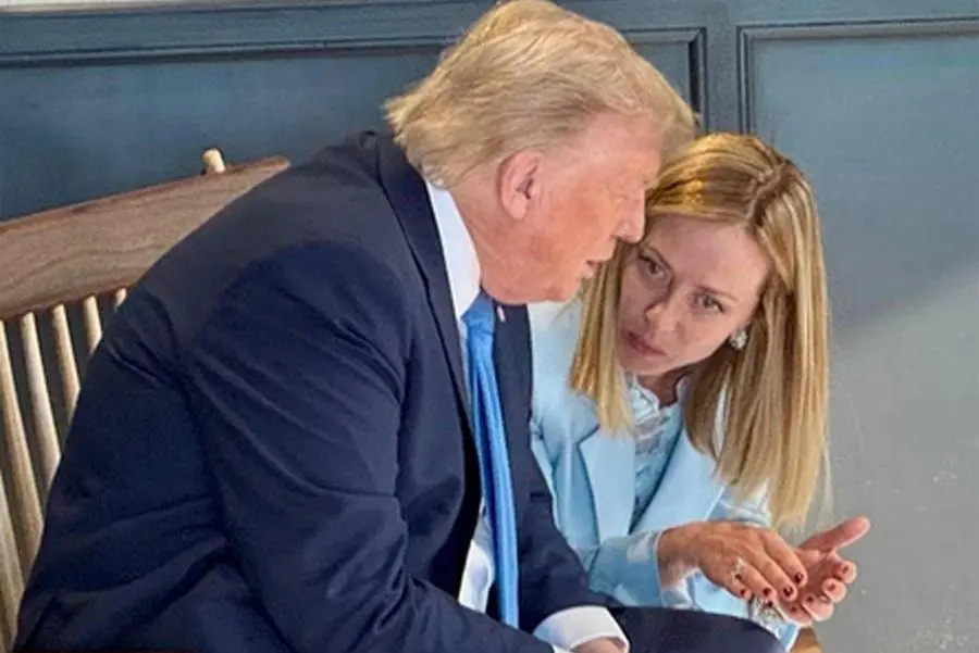 Giorgia Meloni e Donald Trump
