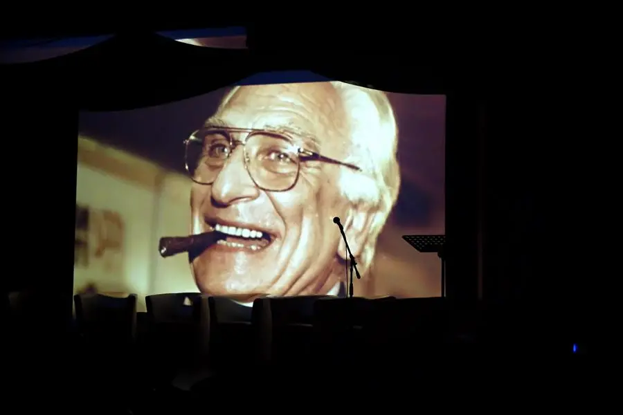 Foto Lapresse/Matteo Corner 19/05/2017 Milano (Italy) Cronaca Intitolazione del teatro del carcere di Opera a Marco Pannella