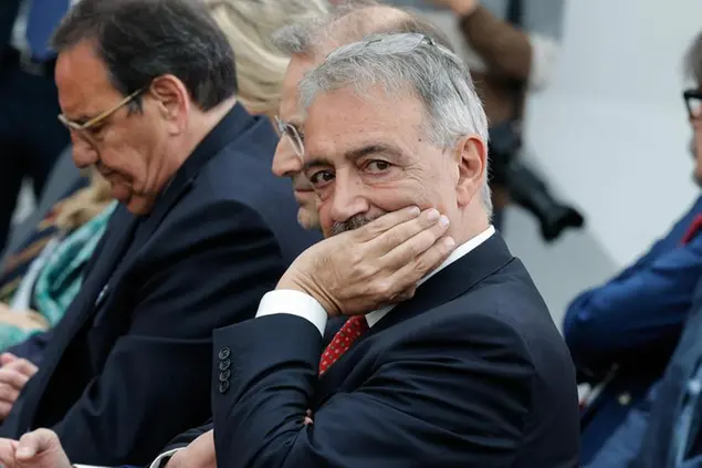 Il presidente della Regione Lazio Francesco Rocca