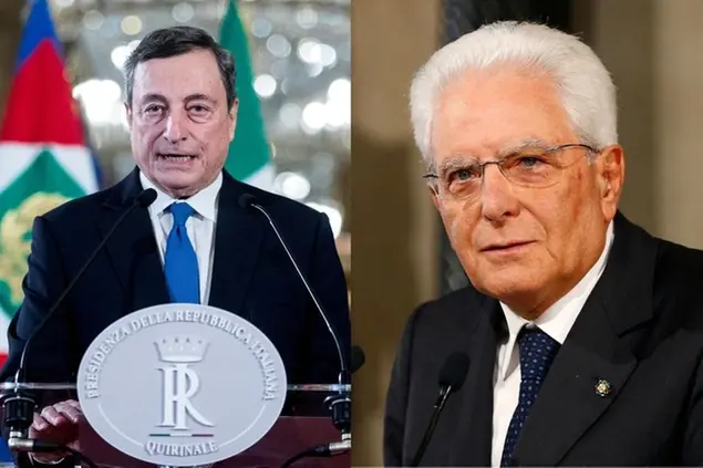 Mario Draghi e Sergio Mattarella