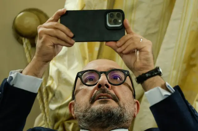 Gennaro Sangiuliano, ex ministro, oggi corrispondente Rai ed editorialista del Giornale