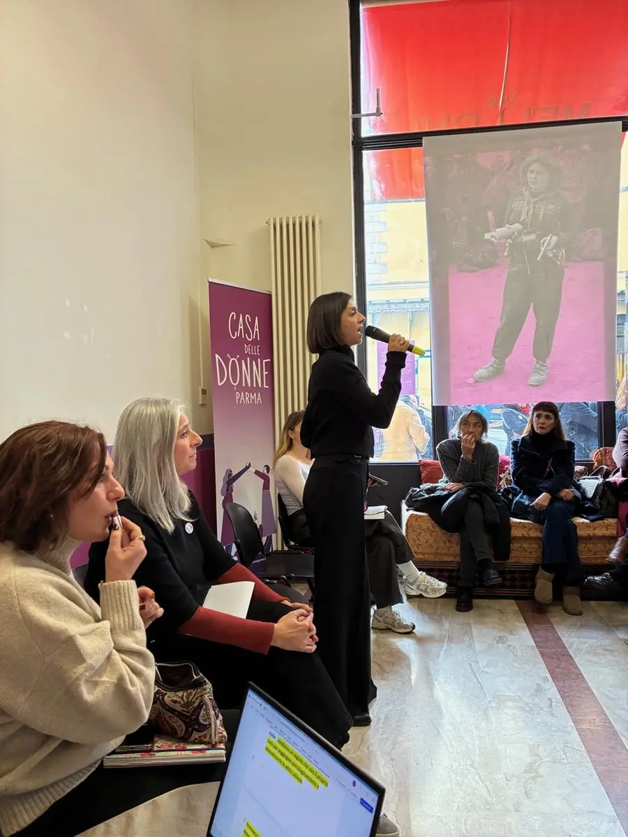 L'incontro alla Casa delle Donne di Parma di sabato 6 dicembre (Credits: Differenza Donna)