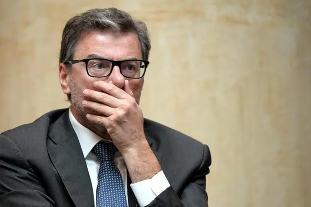 Il ministro dell'Economia, Giancarlo Giorgetti (foto ANSA)