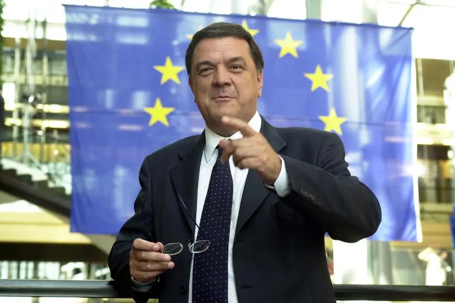 21/07/2004 INSEDIAMENTO DEL NUOVO PARLAMENTO EUROPO NELLA FOTO PIER ANTONIO PANZERI