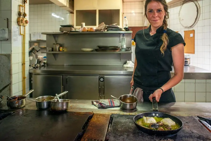 Zuriñe García, chef del ristorante stellato Andra Mari Galdakao Galdakao, nei Paesi Baschi in Spagna / Foto AP