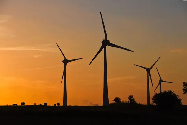 22/06/2018 Belgio. Green energy, pale eoliche, energia eolica, Wind Turbine