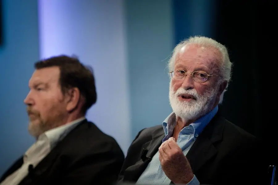 Giuliano Ferrara e Eugenio Scalfari / Foto AGF