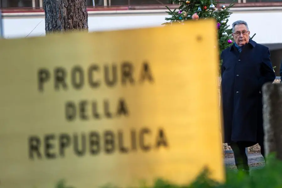 Foto Valerio Portelli/LaPresse 02-01-2020 Roma, Italia Interrogatorio di Garanzia a Pietro Genovese Cronaca Nella foto: Franco Coppi Photo Valerio Portelli/LaPresse 02 January 2020 Rome, Italy Guarantee questioning to Pietro Genovese News In the pic: Franco Coppi