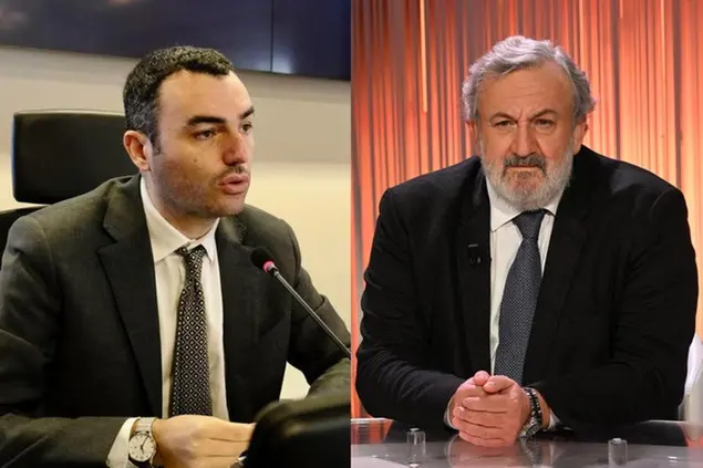 L’assessore regionale alle attività produttive, Alessandro Delli Noci, e il presidente della regione Puglia, Michele Emiliano (estraneo alle indagini) / ANSA