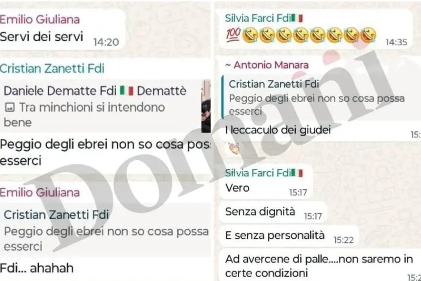 Fratelli d’Italia, chat antisemite dimenticate. In Trentino nessuna ...