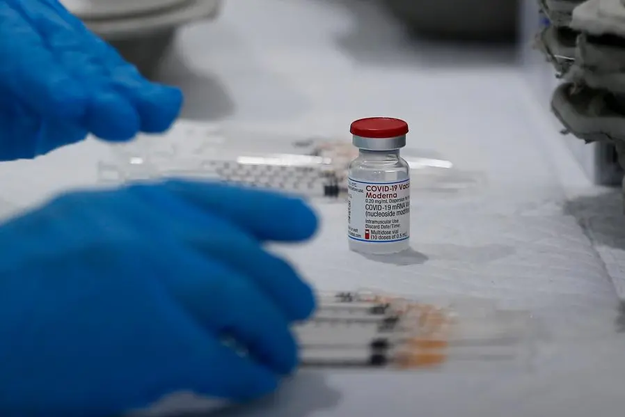 Foto Cecilia Fabiano/ LaPresse 05 Gennaio 2022 Roma (Italia) Cronaca : Vaccinazioni anti Covid Nella Foto : il centro di vaccinazione dell’ Auditorium parco della Musica Photo Cecilia Fabiano/ LaPresse January , 05 2022 Rome (Italy) News : Vaccination against Covid-19 In The Pic : thevaccination centre of Auditorium PMusic Park