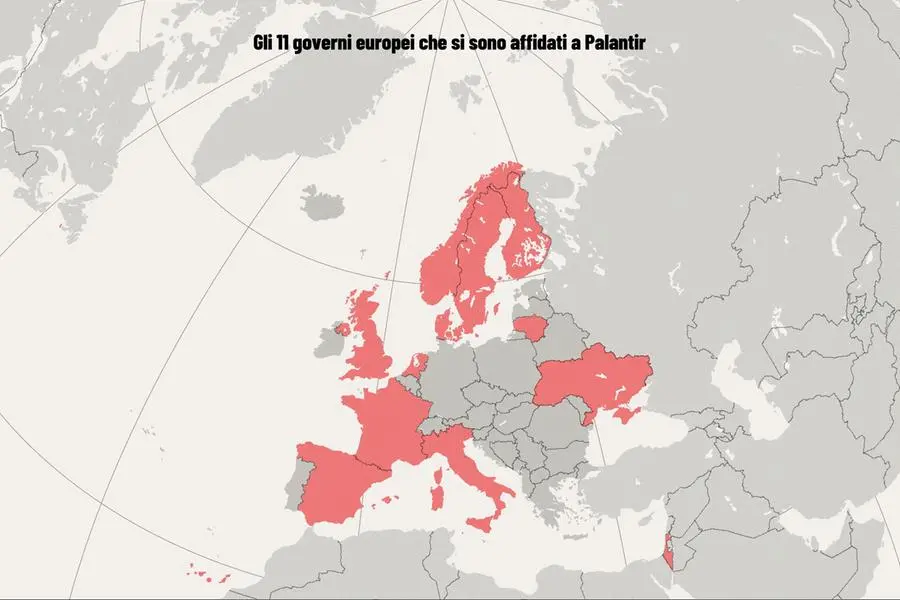 I risultati dell'inchiesta in una mappa che mostra gli Stati coinvolti Crediti: Marit Gijsberts/ FTM