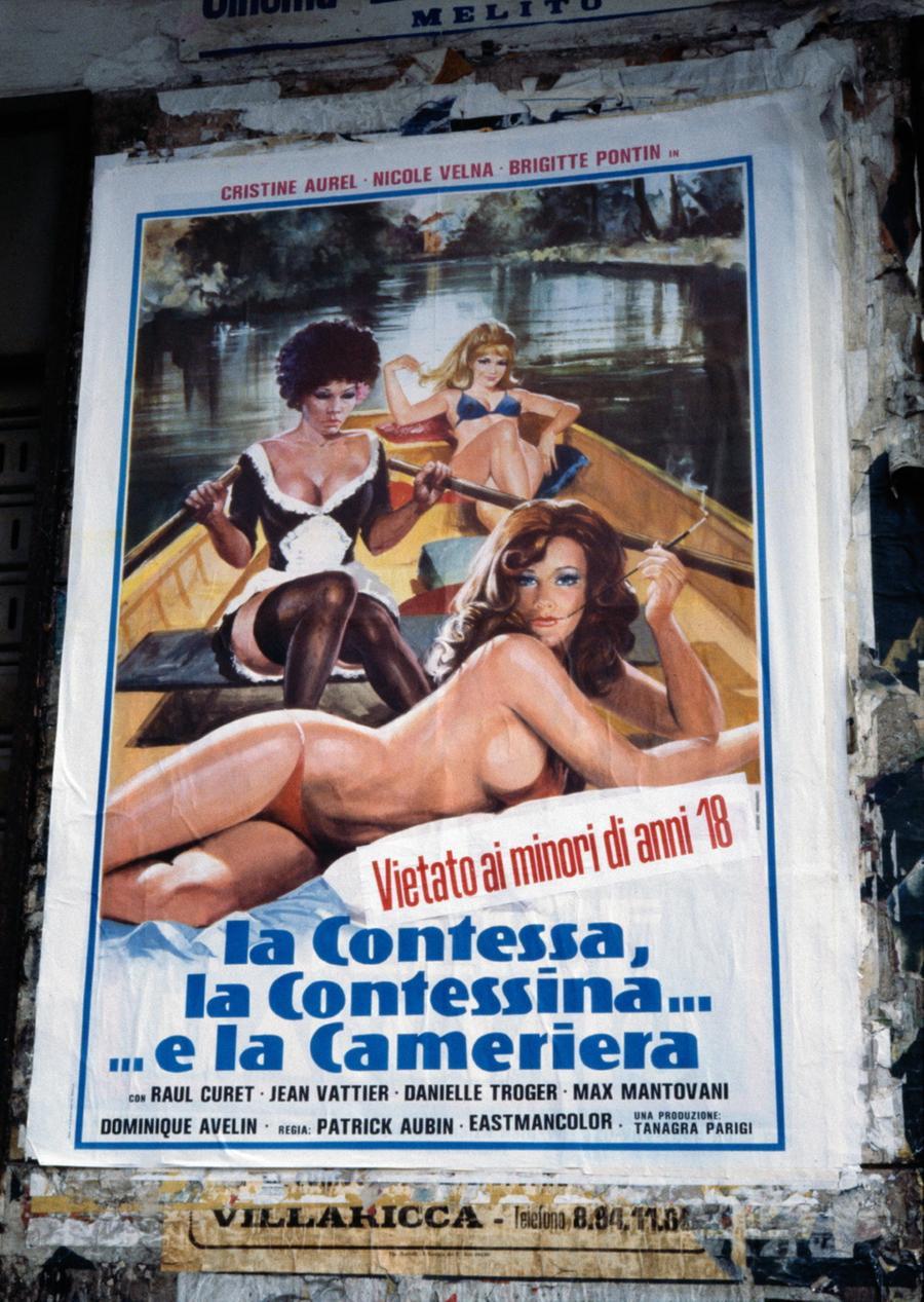 Le perversione e la vitalità nei poster dei film erotici