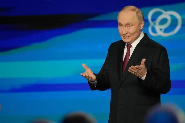 Il presidente russo Vladimir Putin