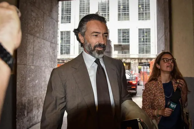 L’immobiliarista Manfredi Catella, fondatore di Coima sgr, arriva al Tribunale del Riesame, dove viene discusso il ricorso contro la misura cautelare degli arresti domiciliari, disposta nell'ambito dell'inchiesta della Procura di Milano sull'urbanistica