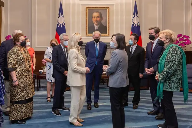 Taiwan Presidential Office via AP