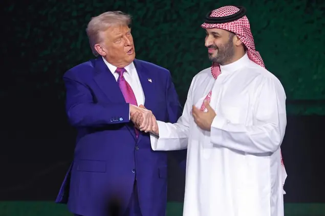 Il presidente americano Donald Trump e Mohammed Bin Salman