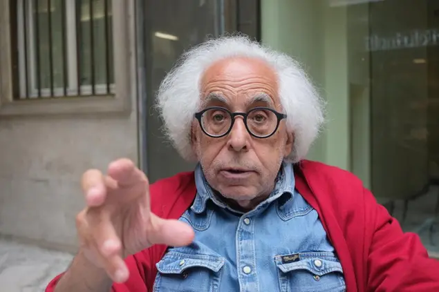 Il fotografo Tano D'Amico (Foto di Luca Fiore)