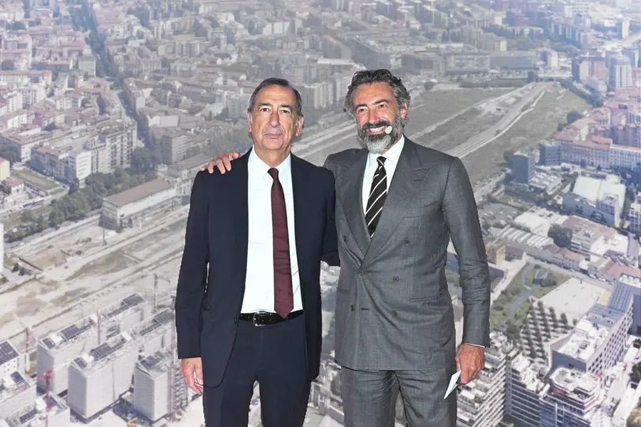 ll sindaco Giuseppe Sala e Manfredi Catella, fondatore e ceo di Coima