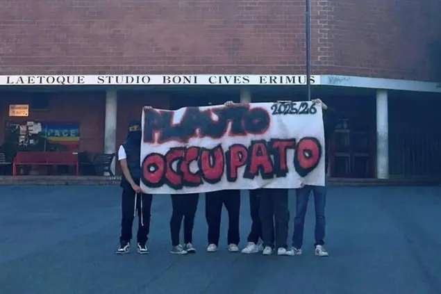 Un liceo romano occupato