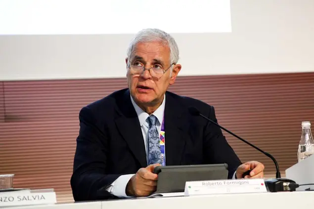 Roberto Formigoni agli Stati Generali delle Indicazioni Geografiche all'Auditorium di Palazzo Italia ad Expo2015
