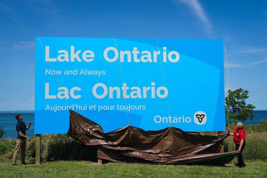 «Lago Ontario, ora e sempre»: il Canada risponde a Trump con un enorme cartello
