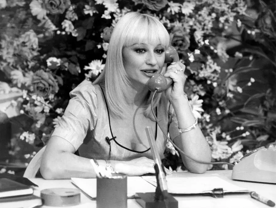 1984 Roma, Raffaella Carrà\\u00A0durante la trasmissione Pronto Raffaella\\u00A0(AGF)