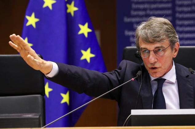 David Sassoli, presidente del Parlamento europeo Foto AP