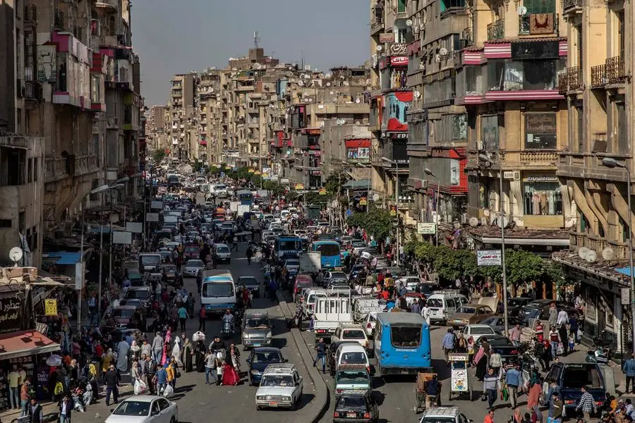 Una strada affollata del Cairo (AP Photo/Nariman El-Mofty)