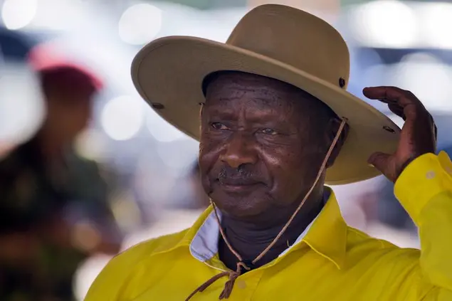 Il presidente Museveni cerca la rielezione\\u00A0(AP Photo/Ben Curtis, File)