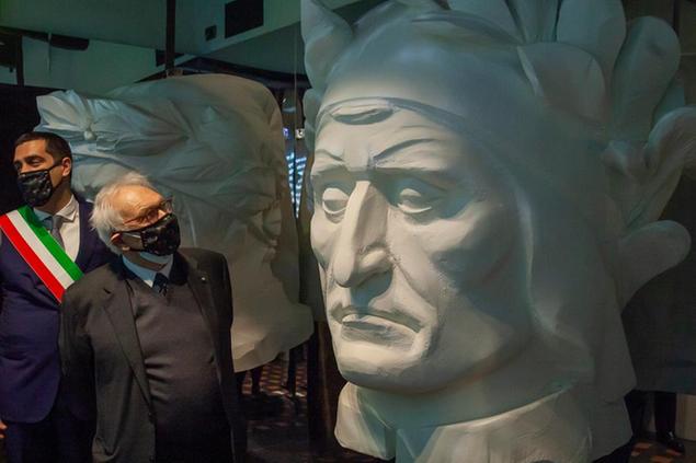 Ravenna. Il ministro Patrizio Bianchi\u00A0 inaugura\u00A0il Museo Dante Foto LaPresse