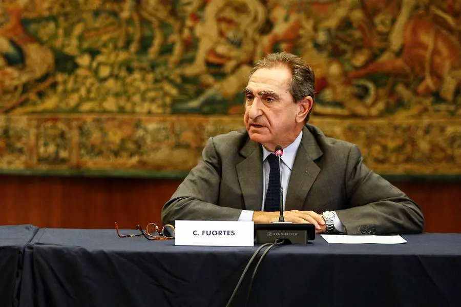 Foto Cecilia Fabiano/ LaPresse 01 Ottobre 2021 Roma (Italia) Cronaca: Presentazione del palinsesto RAI e ministero dell’istruzione l’Unione fa la Scuola Nella Foto : Carlo Fuortes Photo Cecilia Fabiano/ LaPresse October 01, 2021 Rome (Italy) News : Press conference for the new tv show l’Unione fa la Scuola In the Pic : Carlo Fuortes