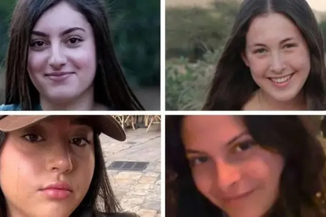 In senso orario dall'alto a sinistra: Karina Ariev, Naama Levy, Daniella Gilboa e Liri Albag