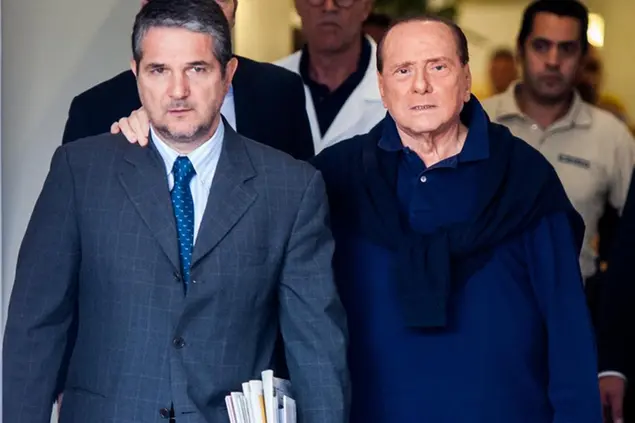 Valentino Valentini e Silvio Berlusconi (LaPresse)