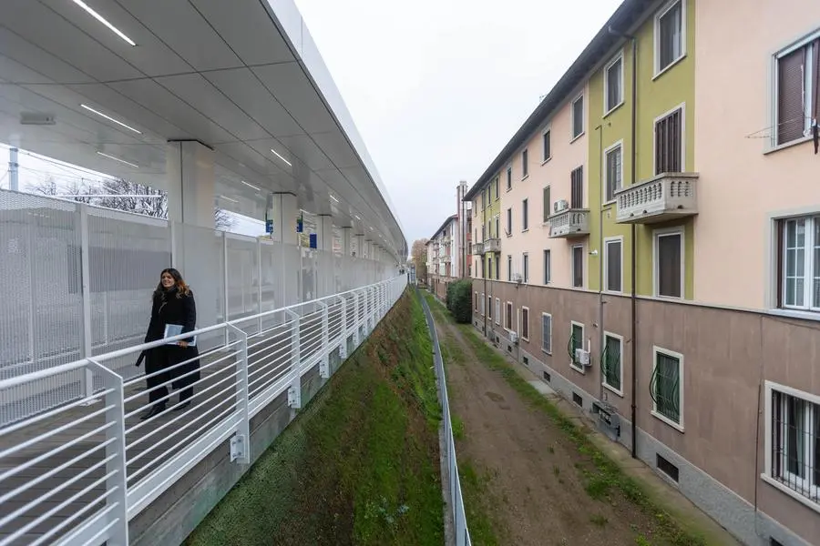 Foto Stefano Porta/LaPresse 5-12-2022 Milano, Italia - Cronaca - Cerimonia di Inaugurazione della Stazione Ferroviaria RFI Milano Tibaldi Bocconi December 5, 2022 Milan, Italy - News - Inauguration Ceremony of the RFI Milan Tibaldi Bocconi Railway Station