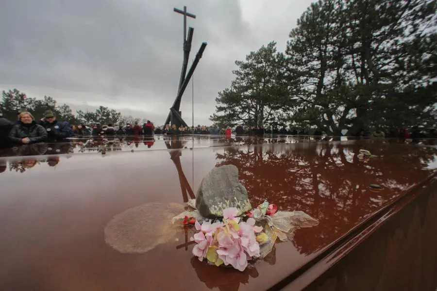 10/02/2019 Trieste, Il Giorno del Ricordo : cerimonia per celebrare la ricorrenza istituita nel 2004 in memoria delle vittime delle foibe