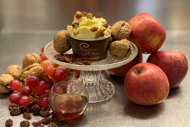 Il gelato ispirato alla Monnalisa (Courtesy: Gelateria della Passera)