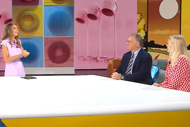 Gli ospiti di Ingrid Muccitelli erano Alessandro Cecchi Paone e Concita Borrelli